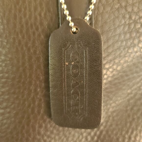 COACH Vintage Leather Shoulder Bag Classic Brown Pebble Leather Purse K9p-6810 - Picture 5 of 16